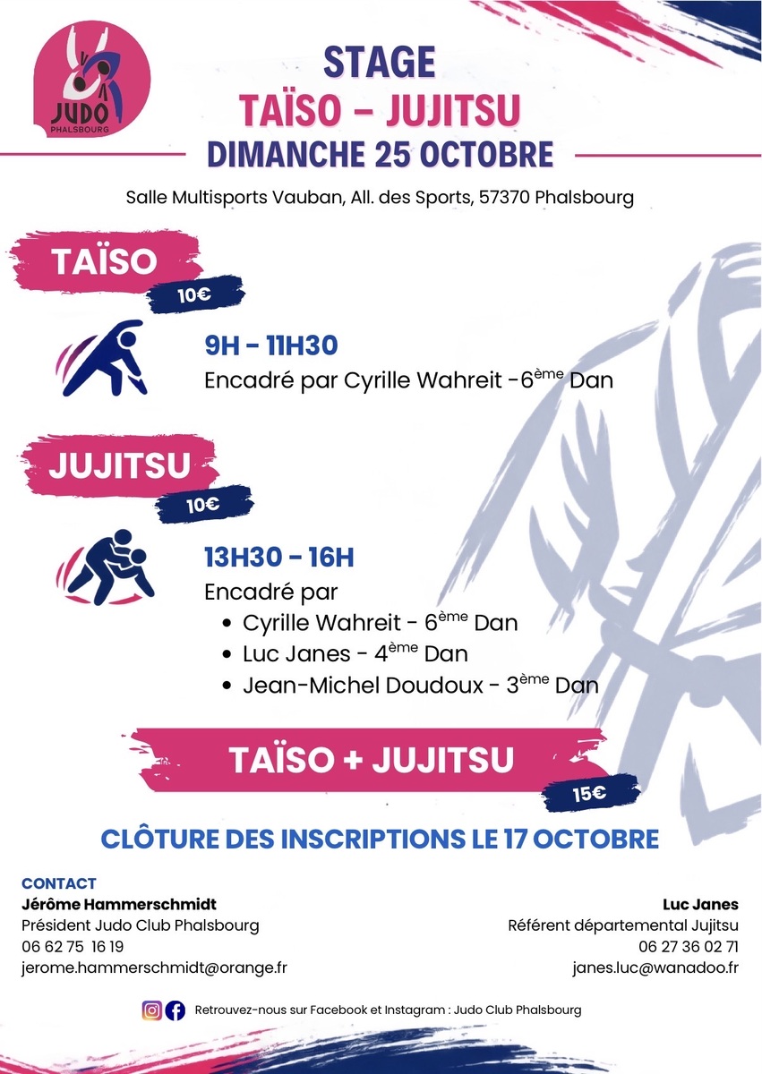 Stage Taiso jujitsu