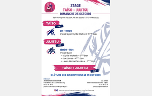 Stage Taiso jujitsu